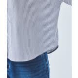 【WEB限定】スキッパーワイドスリーブシャツ/通勤対応 | VIS  | 詳細画像32 