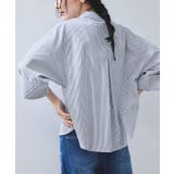 【WEB限定】スキッパーワイドスリーブシャツ/通勤対応 | VIS  | 詳細画像5 