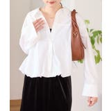 【WEB限定】バルーンペプラムブラウス | VIS  | 詳細画像33 