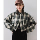 【WEB/一部店舗限定】オンブレチェックショートシャツ | VIS | 詳細画像1