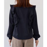 【WEB限定】スキッパーフリルデザインブラウス | VIS | 詳細画像15