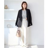 【WEB限定】スキッパーフリルデザインブラウス | VIS | 詳細画像7