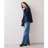 【WEB限定】サイドプリーツブラウス | VIS  | 詳細画像14 