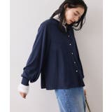 【WEB限定】サイドプリーツブラウス | VIS  | 詳細画像18 