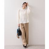 【WEB限定】サイドプリーツブラウス | VIS  | 詳細画像6 