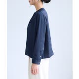 【WEB限定】ゴールドボタンタックブラウス | VIS | 詳細画像21