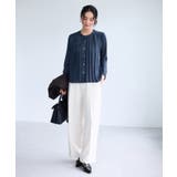 【WEB限定】ゴールドボタンタックブラウス | VIS | 詳細画像8