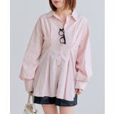 ピンク(63) | 【WEB限定】ウエストタックシャツ | VIS 