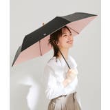 ブラック(01) | 【晴雨兼用/遮光率100%】バンブーハンドルコンパクト折り畳み傘 | VIS