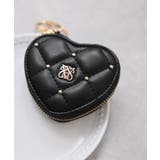 スタッズキルティングハートポーチチャーム | VIS  | 詳細画像2 