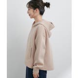 【モイストスフレタッチ】ダンボールニットテントラインジップパーカー | VIS  | 詳細画像11 