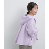 【モイストスフレタッチ】ダンボールニットテントラインジップパーカー | VIS  | 詳細画像3 