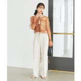 【前後2WAY】袖シャーリングチュールリボンブラウス | VIS | 詳細画像15