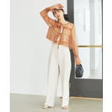 【前後2WAY】袖シャーリングチュールリボンブラウス | VIS | 詳細画像16