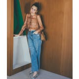 【前後2WAY】袖シャーリングチュールリボンブラウス | VIS | 詳細画像3