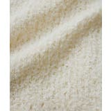 リボンヤーンジップリブネックカーディガン | VIS  | 詳細画像23 