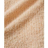 リボンヤーンジップリブネックカーディガン | VIS  | 詳細画像24 