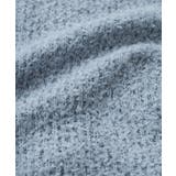 リボンヤーンジップリブネックカーディガン | VIS  | 詳細画像25 