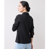 ストレッチレースジャガード衿付きカーディガン | VIS | 詳細画像17