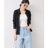 ストレッチレースジャガード衿付きカーディガン | VIS | 詳細画像19