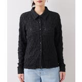 ストレッチレースジャガード衿付きカーディガン | VIS | 詳細画像20