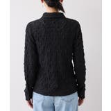 ストレッチレースジャガード衿付きカーディガン | VIS | 詳細画像22