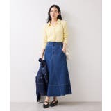 ストレッチレースジャガード衿付きカーディガン | VIS | 詳細画像9