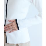 バイカラークルーネックカーディガン | VIS | 詳細画像22