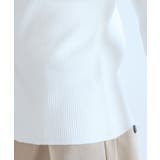 バイカラークルーネックカーディガン | VIS | 詳細画像24