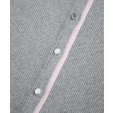 バイカラークルーネックカーディガン | VIS | 詳細画像27