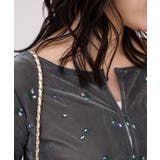 フロッキーチュール刺しゅうカーディガン/前後2WAY | VIS  | 詳細画像17 