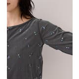 フロッキーチュール刺しゅうカーディガン/前後2WAY | VIS  | 詳細画像23 