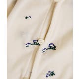 フロッキーチュール刺しゅうカーディガン/前後2WAY | VIS  | 詳細画像26 