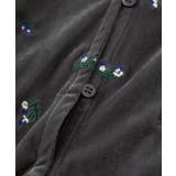 フロッキーチュール刺しゅうカーディガン/前後2WAY | VIS  | 詳細画像28 