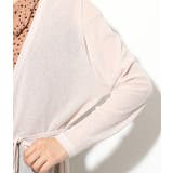 ベルト付きテレコガウンカーディガン | VIS  | 詳細画像5 