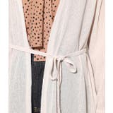 ベルト付きテレコガウンカーディガン | VIS  | 詳細画像6 