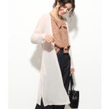 ベージュ(27) | ベルト付きテレコガウンカーディガン | VIS 