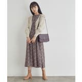 パワショルボリュームスリーブ片畦Vネックカーディガン | VIS | 詳細画像18