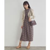 パワショルボリュームスリーブ片畦Vネックカーディガン | VIS | 詳細画像19