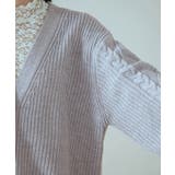 【洗える】袖ケーブルカーディガン【sustainable】 | VIS | 詳細画像16