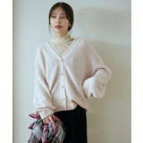 【洗える】袖ケーブルカーディガン【sustainable】 | VIS | 詳細画像3