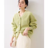 釦アクセントコクーンカーディガン | VIS | 詳細画像1