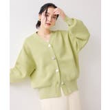 釦アクセントコクーンカーディガン | VIS | 詳細画像18