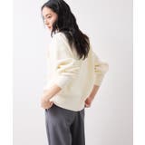 釦アクセントコクーンカーディガン | VIS | 詳細画像7