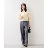 パールボタンカーディガン | VIS  | 詳細画像2 