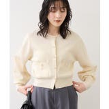 パールボタンカーディガン | VIS  | 詳細画像4 