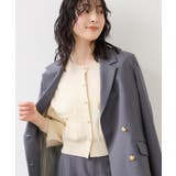 パールボタンカーディガン | VIS  | 詳細画像7 