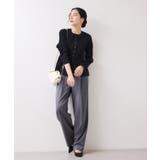 【美得】ペプラムニットカーディガン/イージーケア | VIS  | 詳細画像13 