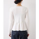 【美得】ペプラムニットカーディガン/イージーケア | VIS  | 詳細画像20 