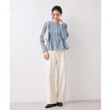 【美得】ペプラムニットカーディガン/イージーケア | VIS  | 詳細画像7 